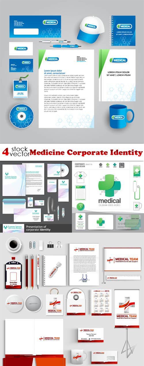 Vectors - Medicine Corporate Identity
