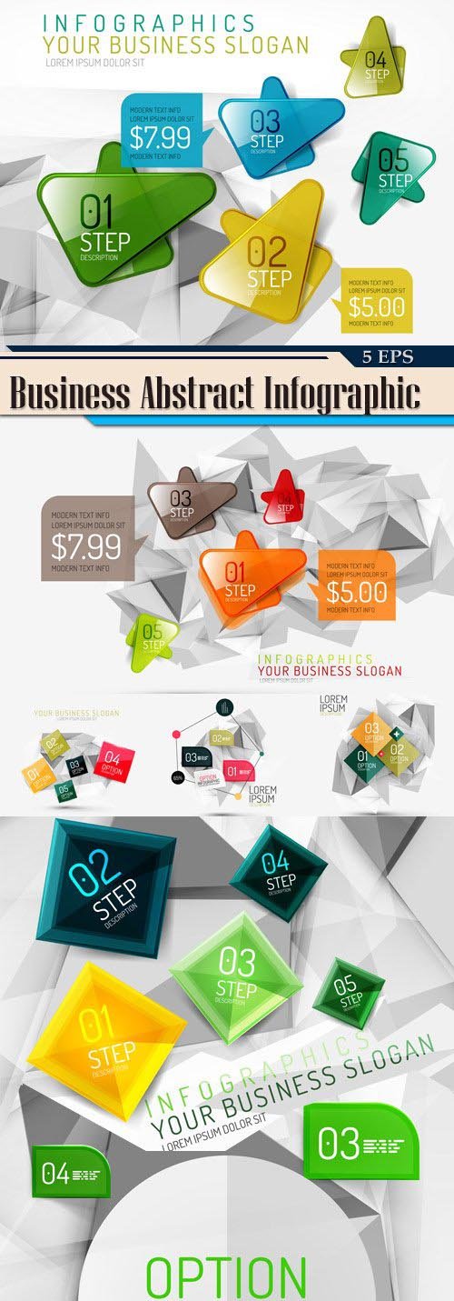 Business Abstract Infographic