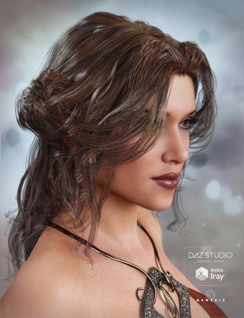 Galene Hair for Genesis 3 Female(s)