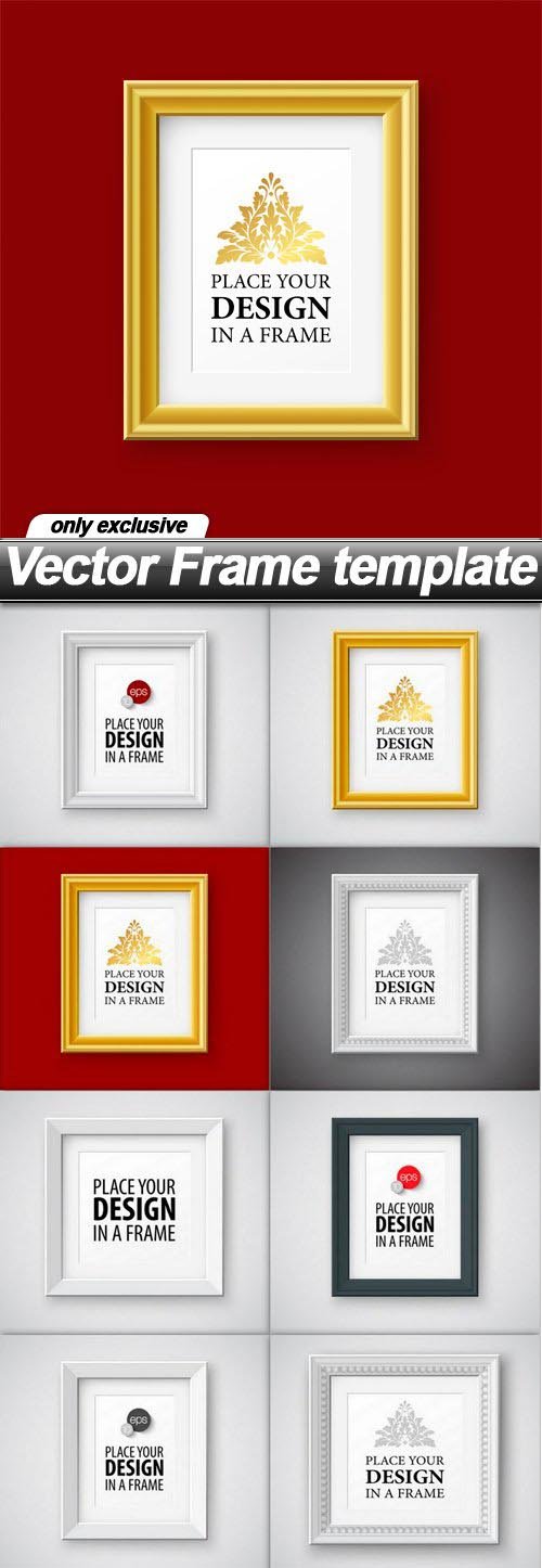 Vector Frame template - 12 EPS