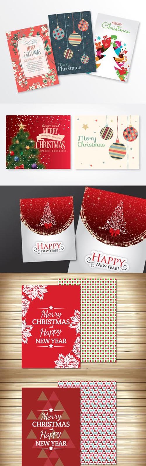 Christmas & Happy New Year! Greeting Cards