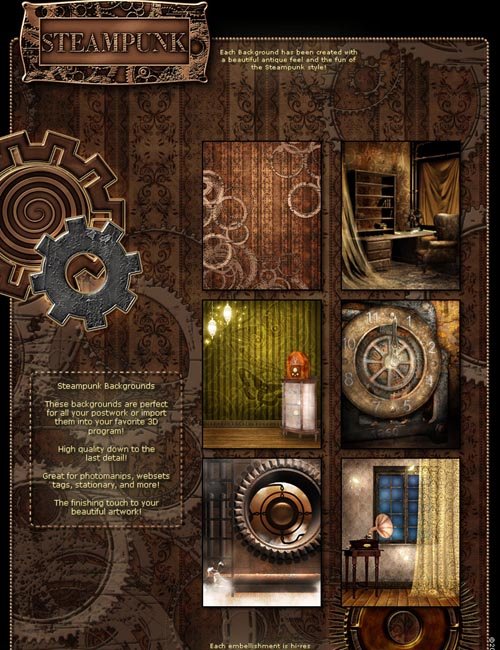 Steampunk Backgrounds