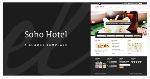 ThemeForest - Soho Hotel v1.9.7 - Responsive Hotel Booking WP Theme - 5576098