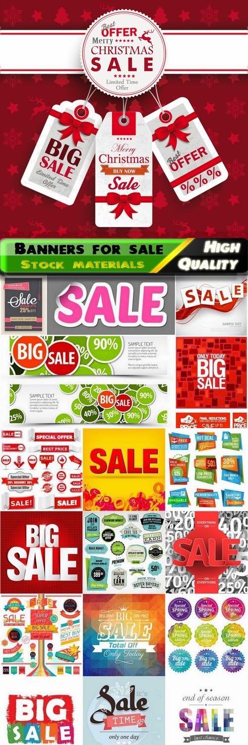 Price tags and business banners for sale - 25 HQ Jpg