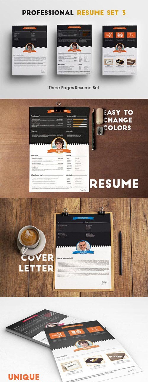 CM - Professional Resume Set 3 479899
