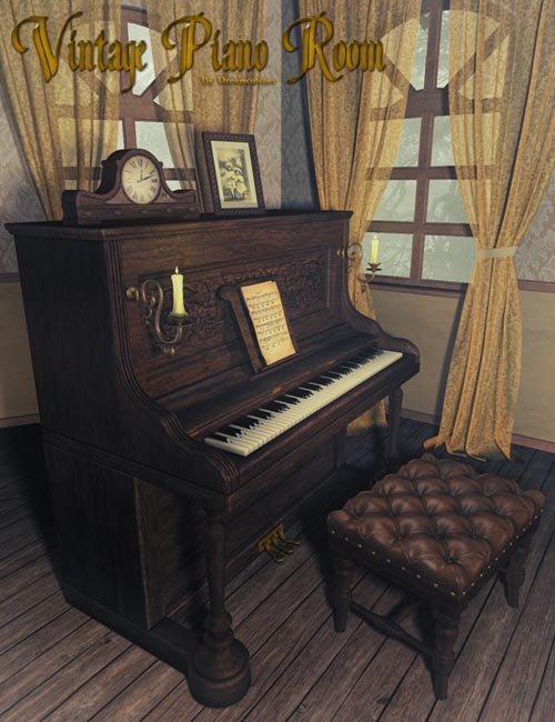 Vintage Piano Room