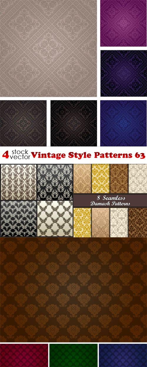 Vectors - Vintage Style Patterns 63