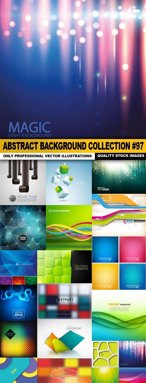 Abstract Background Collection #97 - 20 Vector