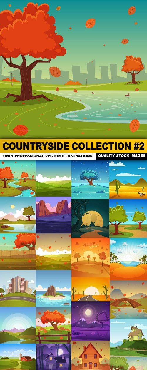 Countryside Collection #2 - 25 Vector