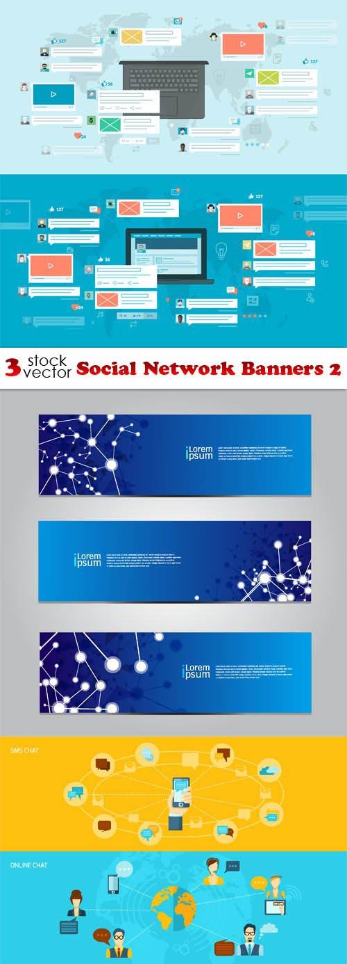Vectors - Social Network Banners 2