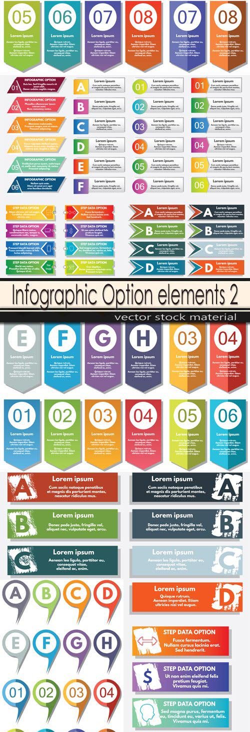Infographic Option elements 2