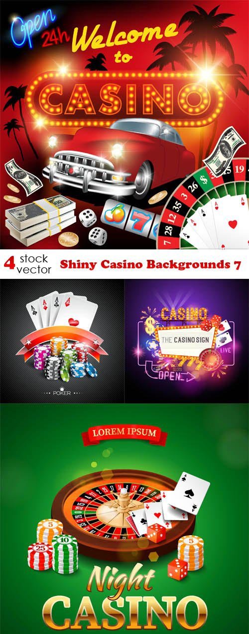 Vectors - Shiny Casino Backgrounds 7