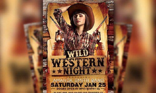 CM - Wild Western Night Flyer 494097