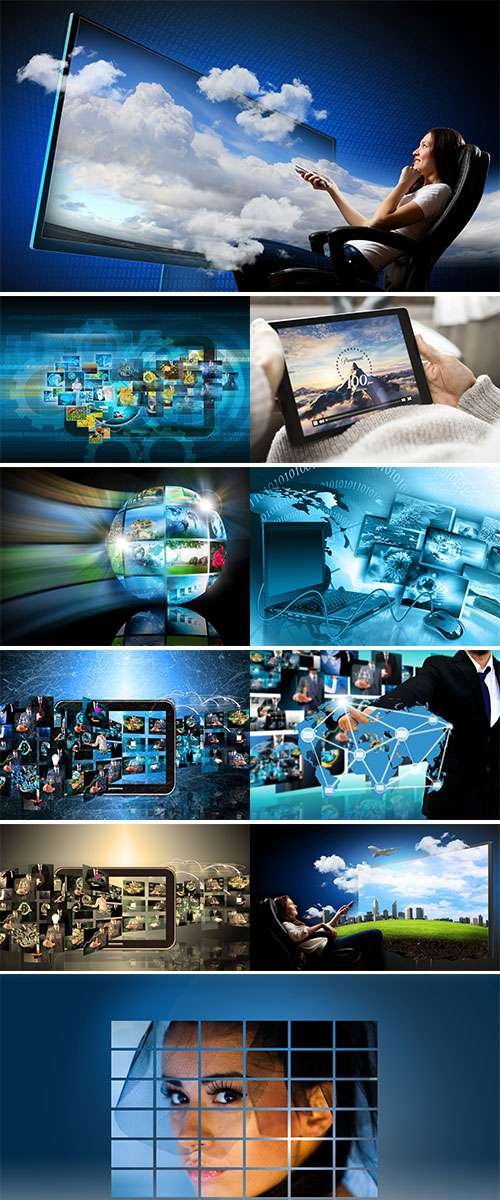 Stock Image Television and internet production