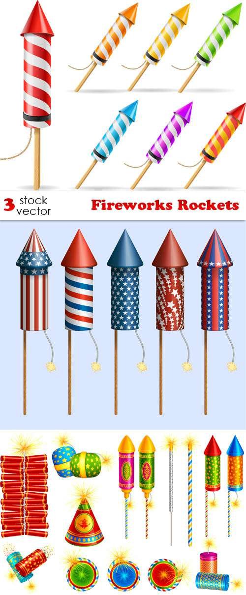 Vectors - Fireworks Rockets