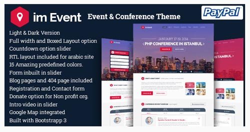 ThemeForest - im Event v2.9 - Event & Conference WordPress Theme - 9533576