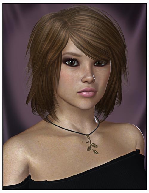 Toby Hair for Genesis 2 Female(s) and Victoria 4