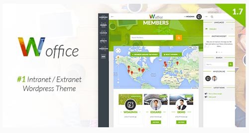 ThemeForest - Woffice v1.7.1 - Intranet/Extranet WordPress Theme - 11671924