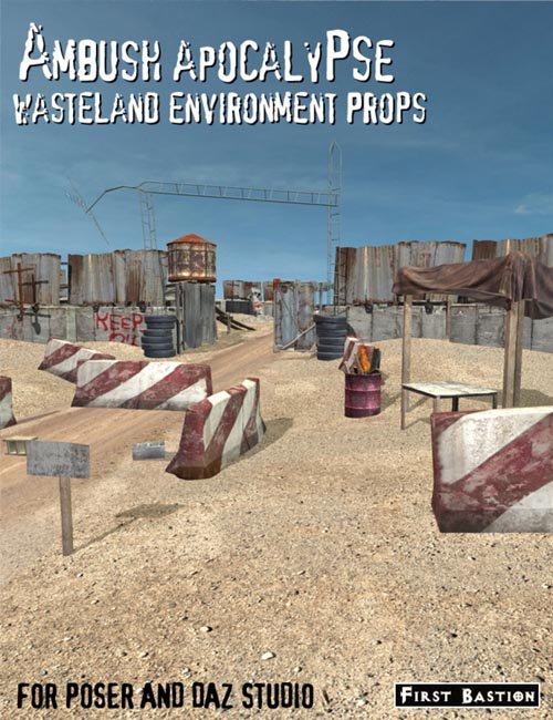 Ambush Apocalypse Wasteland Environment Props