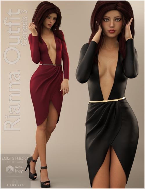 Rianna Outfit (converted from G3F) for Genesis 8 Female(s)