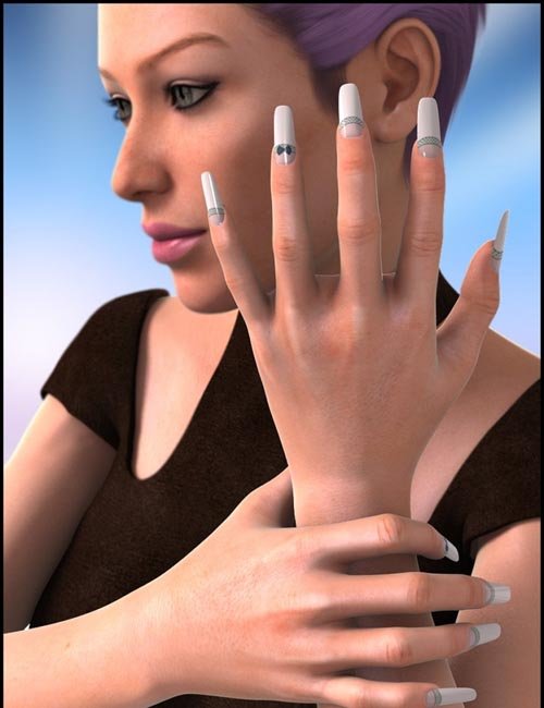 Wicked Fingernails for Genesis 2 Female