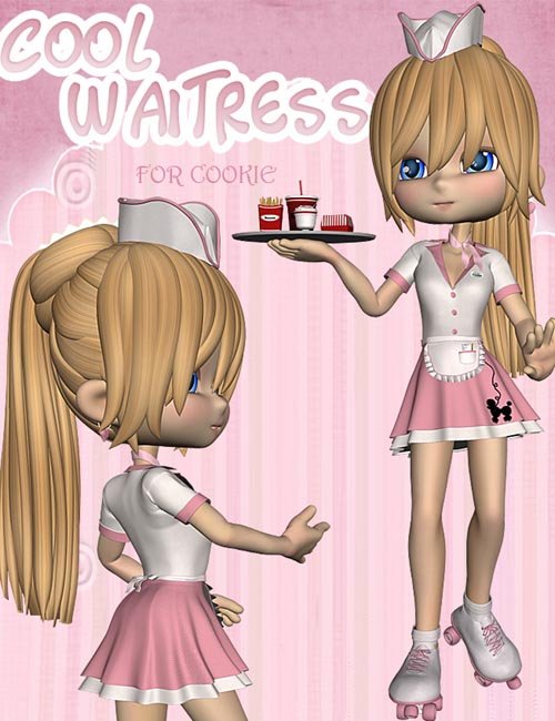 Cool Waitress Cookie