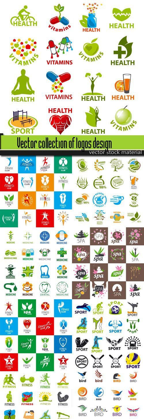 Vector collection of logos design