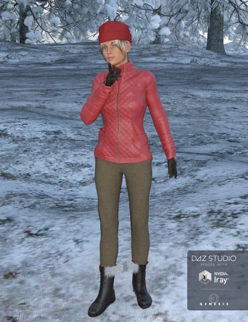 Winter Clothes (converted from G3F) for Genesis 8 Female(s)