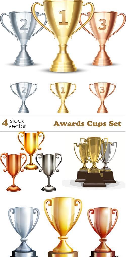 Vectors - Awards Cups Set