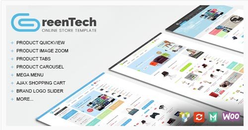 ThemeForest - GreenTech v1.0.4 - Shopping Responsive WooCommerce Theme - 13571169