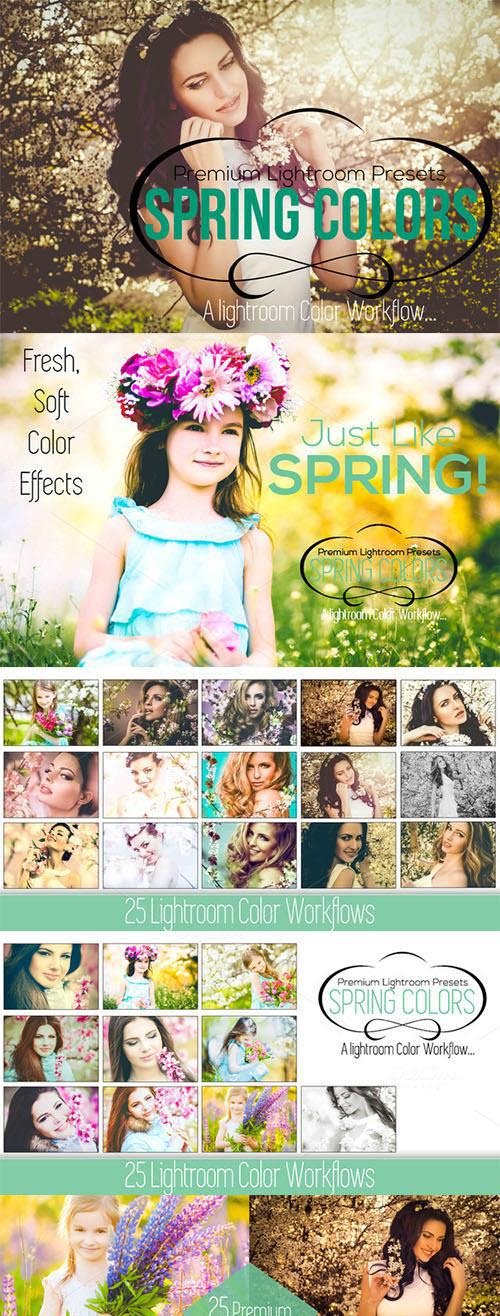 Spring Colors Lightroom Preset - Creativemarket 304531
