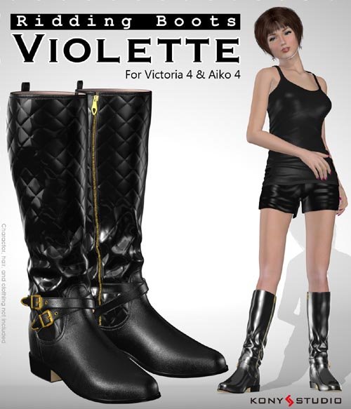 Riding Boots Violette