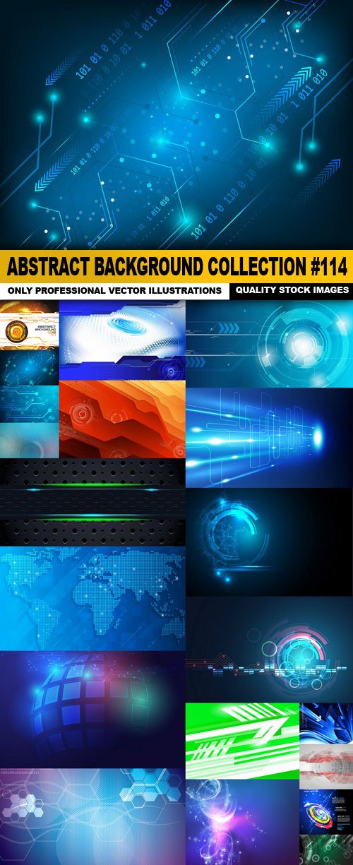 Abstract Background Collection #114 - 20 Vector