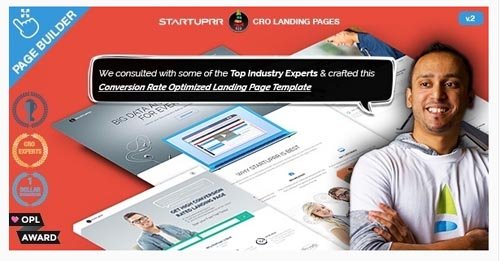 ThemeForest - Startuprr v2.0 - Conversion Optimize Landing Page Template with Page Builder - 14010109