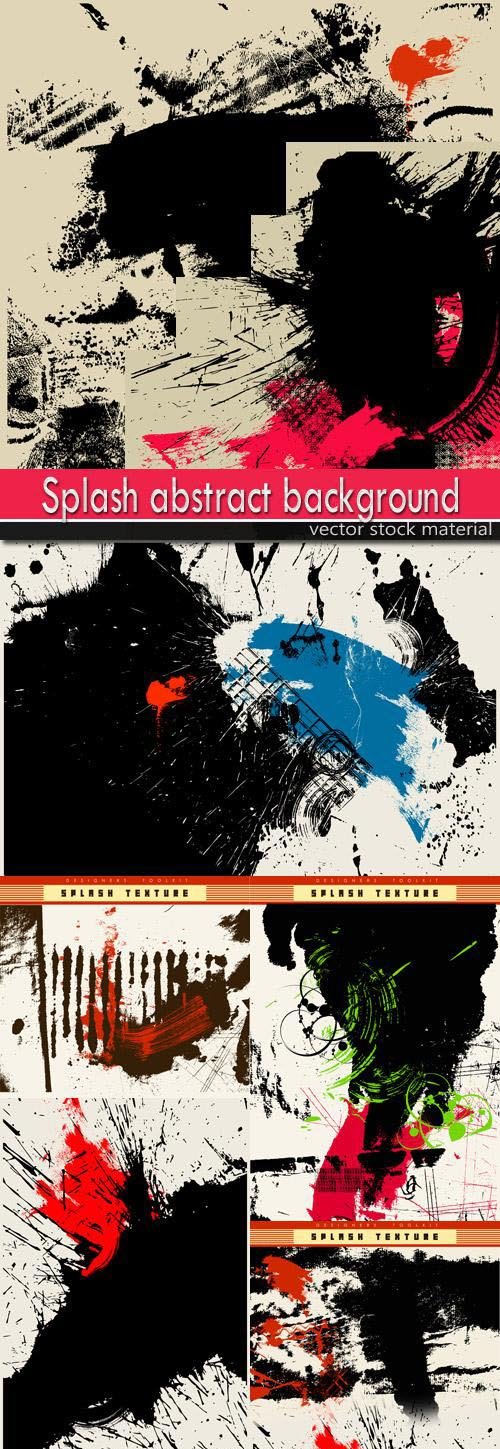 Splash abstract background