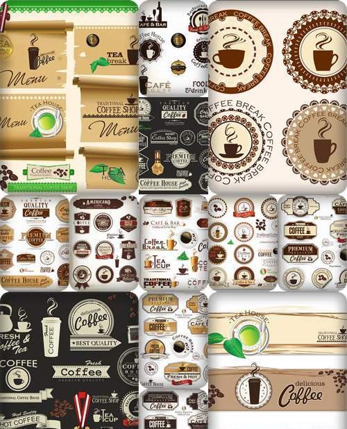 Vintage Bakery Poster, bakery retro badge and labels - Vektor photo