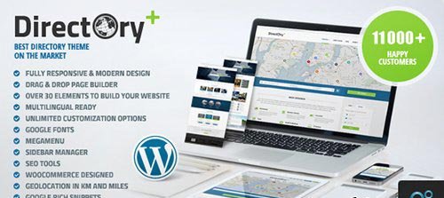 ThemeForest - Directory Plus v1.36 - Portal WordPress Theme - 3840053