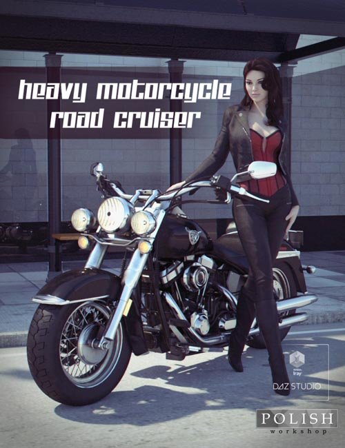 Heavy Motorcycle Road Cruiser