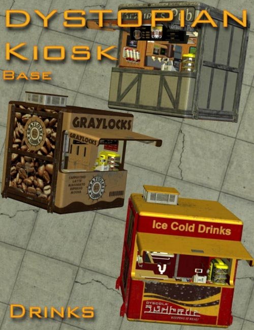 Dystopian Kiosk Base - Drinks