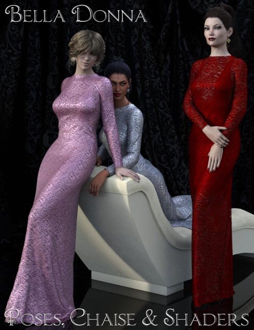 Bella Donna Poses, Chaise & Shaders