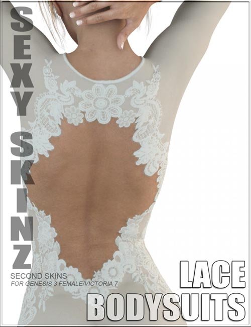 Sexy Skinz - Lace Bodysuits for Genesis 3 Female(s)