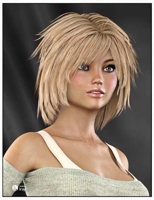 Anny Hair for Genesis 3 Female(s), Genesis 2 Female(s) and Victoria 4