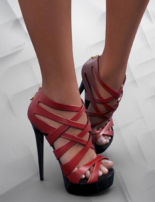 Carly High Heels for Genesis 3 Female(s)