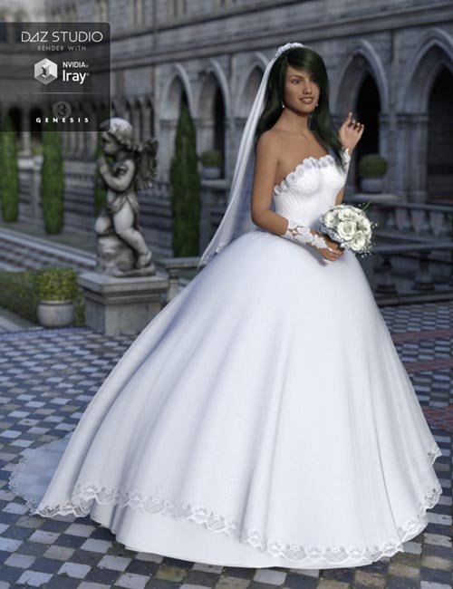 Wedding Dress for Genesis 3 Female(s)