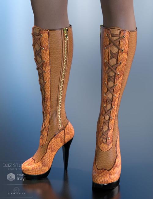Tessa Boots for Genesis 3 Female(s)