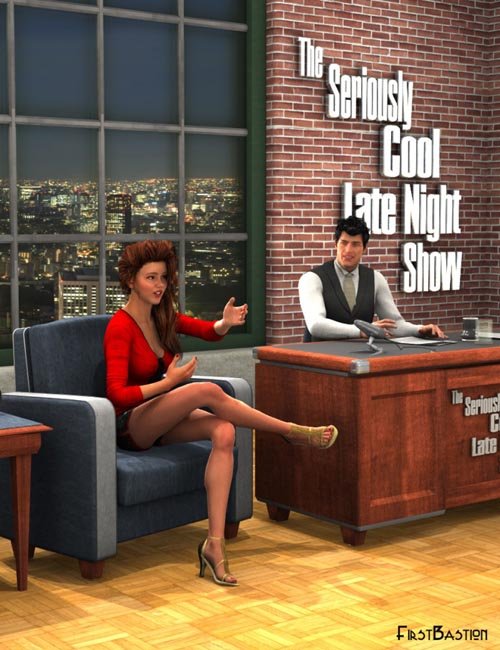 Talk Show - Late Night Set and Poses
