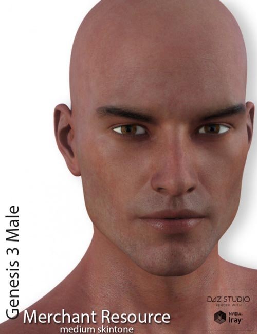 Genesis 3 Male Merchant Resource - Medium Skin