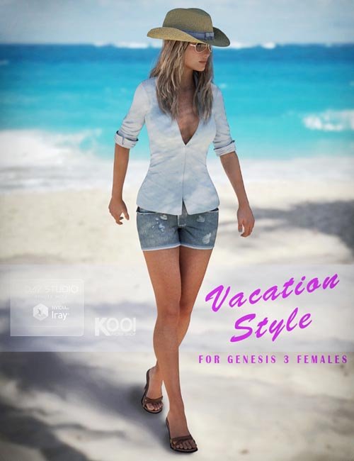 Vacation Style Set for Genesis 3 Female(s)