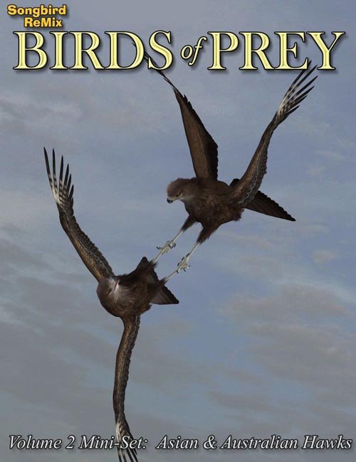 Songbird ReMix Birds of Prey Vol 2 Mini-Set - Asian & Australian Hawks