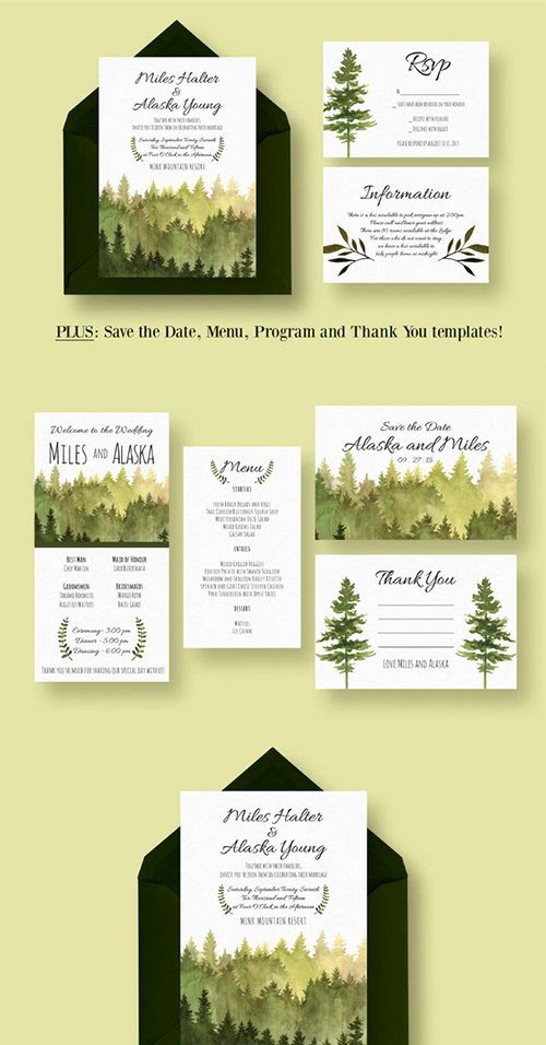 In the Woods Wedding Suite - CM 384215